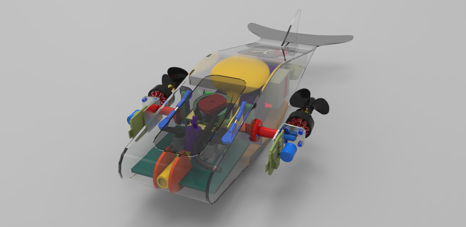 自制ROV遥控潜水艇gamma